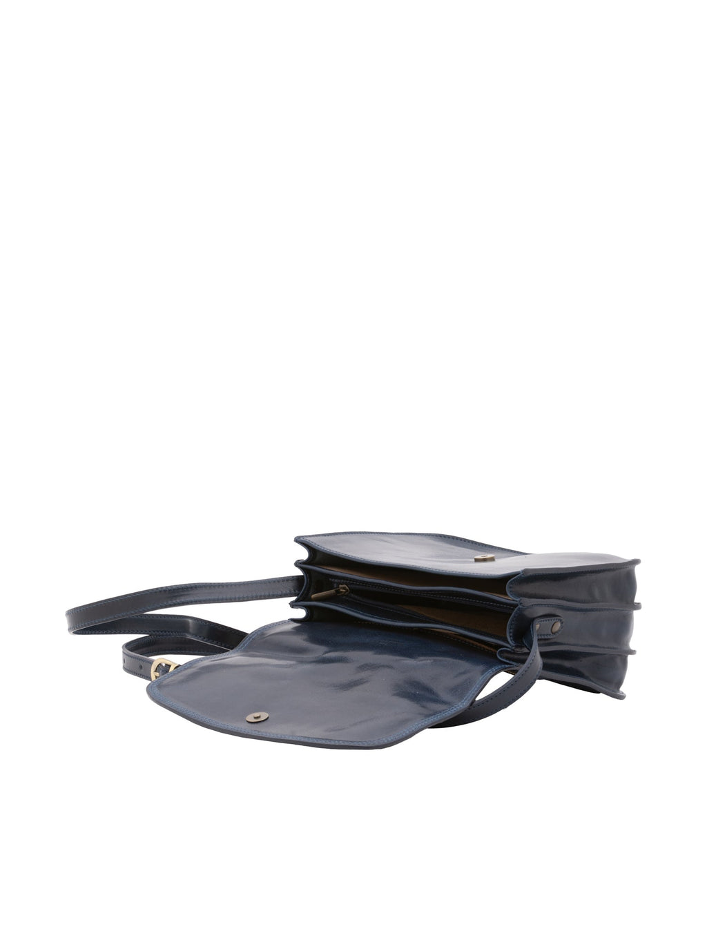 Borsa a tracolla da donna In Vera pelle Made in Italy 27x20x12 cm