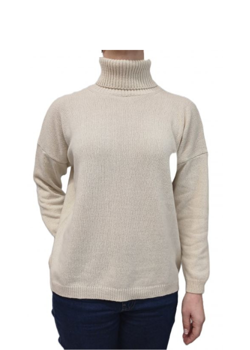 Women's Oversized High Neck Cashmere Sweater Regenerated