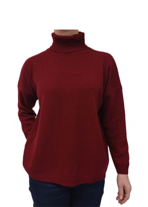 Women's Oversized High Neck Cashmere Sweater Regenerated