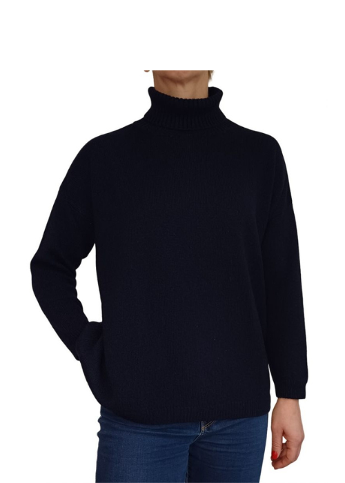 Women's Oversized High Neck Cashmere Sweater Regenerated