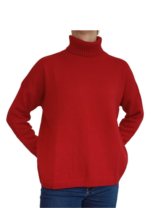 Women's Oversized High Neck Cashmere Sweater Regenerated