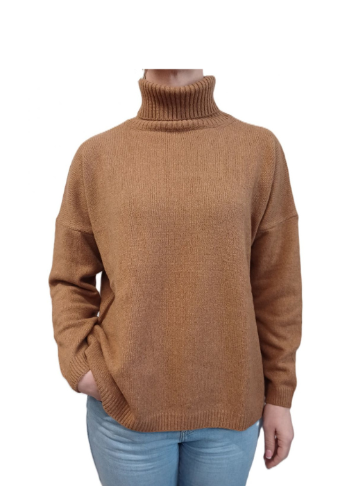 Women's Oversized High Neck Cashmere Sweater Regenerated