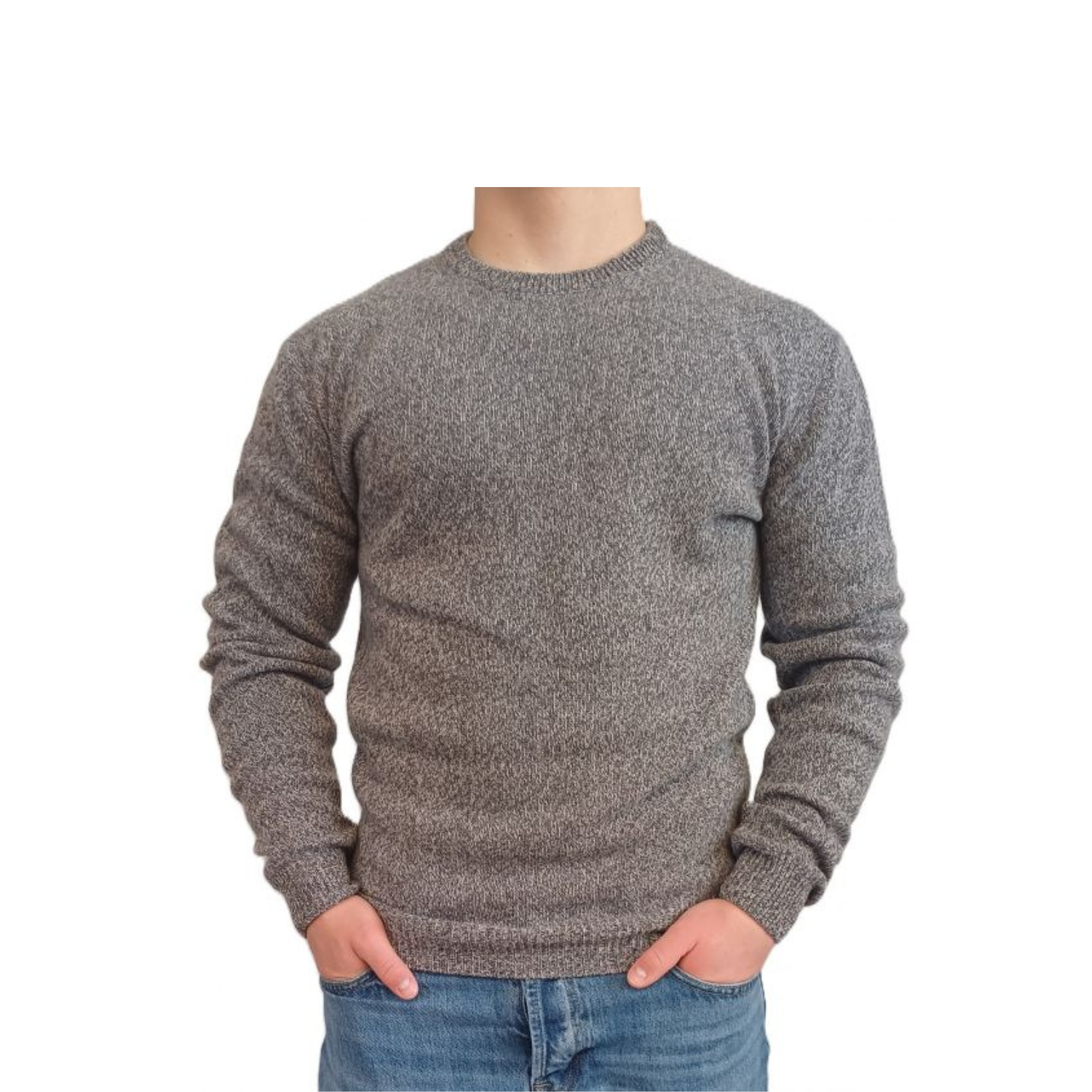 Maglia Uomo Girocollo Cashmere Rigenerato Finezza 7