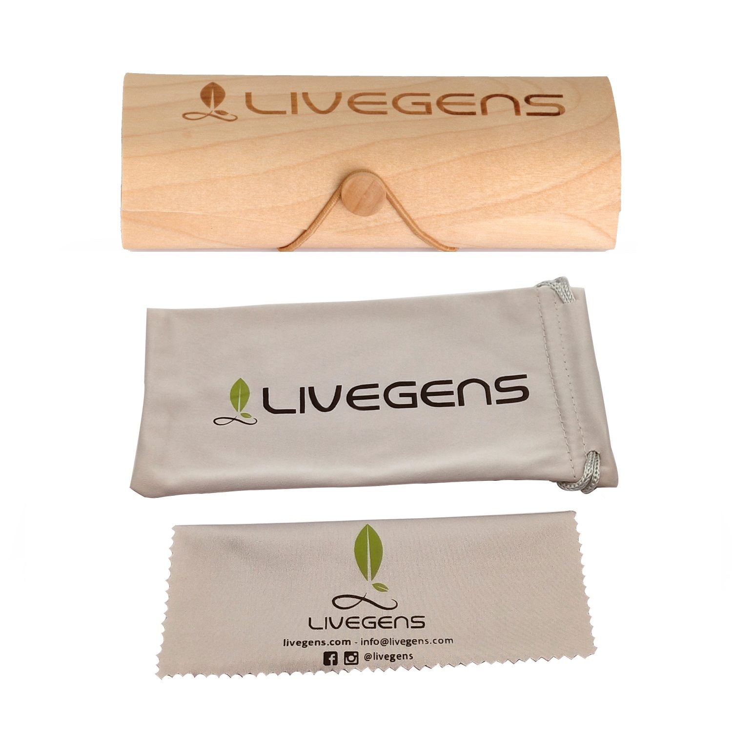 gafas de madera de bambú